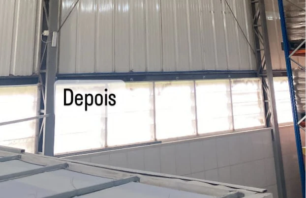 Limpeza interna Galpão - Depois